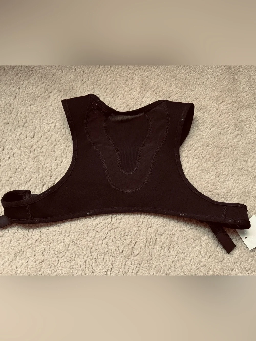 Nike Black Running Vest with Reflective Zip Pocket